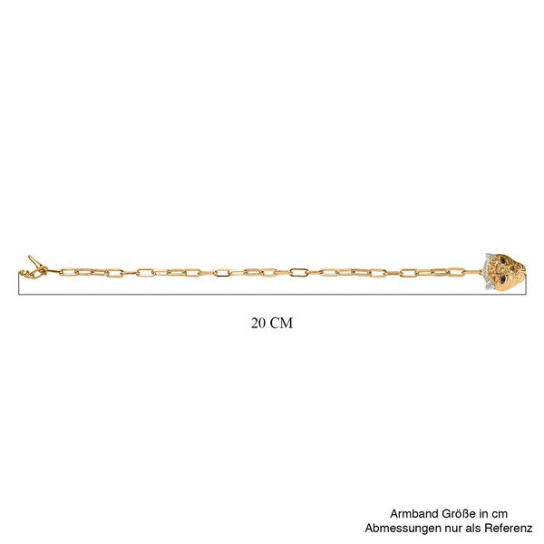 GP Trionfo Kollektion- AA Citrin, schwarzes Spinell, Zirkon und Kanchanaburi blaues Saphir-Armband, 19cm - 1,11 ct. image number 5