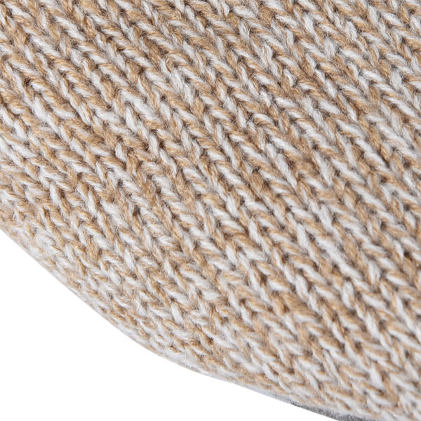 Doppellagige 1 Paar rutschfeste Kunstfell Hausschuhe, Größe S, 25 cm, Beige image number 4