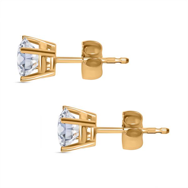LUXURIANT VS-GH Labor Diamant Ohrringe in 585 Gold - 1 ct. image number 2
