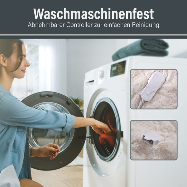 Elektronische Heizdecke, Wei&szlig; image number 7