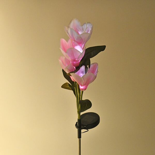 Solarbetriebene Magnolie mit LEDs image number 4