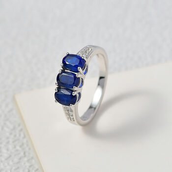 D&rsquo;Joy AA Kyanit und Zirkon Ring - 2 ct.