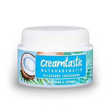 Einmaliges Angebot: Creamtastic - Pflegende Tagescreme, Bio Aloe Vera & Coconut, 50ml