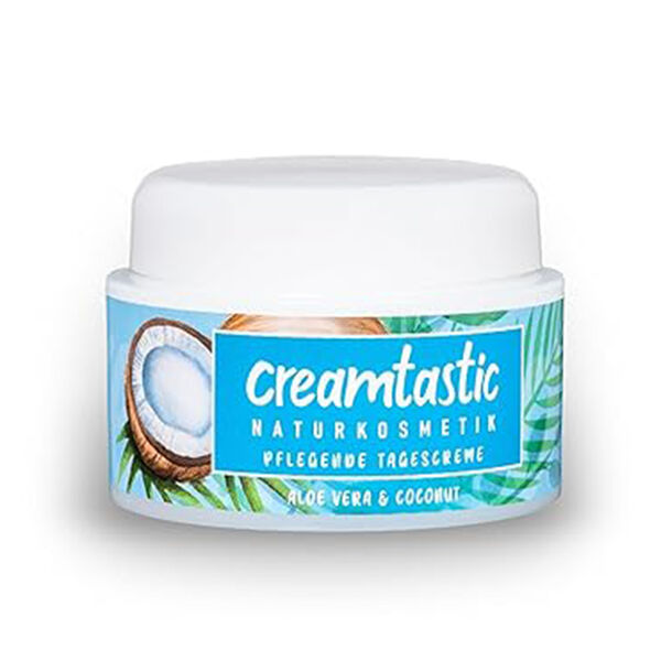 Creamtastic - Pflegende Tagescreme, Bio Aloe Vera und Kokosnuss, 50ml