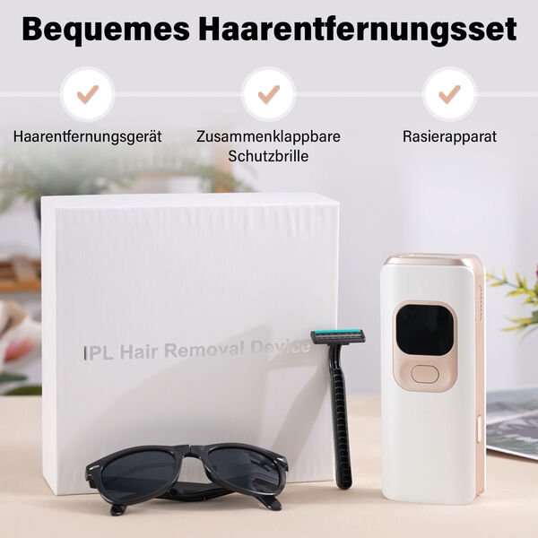 Seidenweich Haarentfernungsgerät zur dauerhaft sichtbaren Haarentfernung, mit modernster IPL-Technologie, inkl. Zubehör image number 2