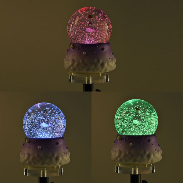 Glitzerkugel mit Musik,lila image number 2