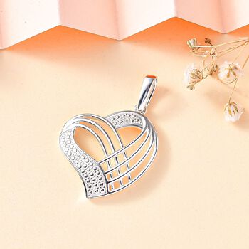 Wei&szlig;er Diamant Anh&auml;nger 925 Silber