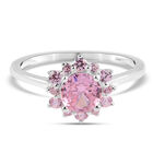 LUSTRO STELLA - Rosa Zirkonia Ring 925 Silber  ca. 1,90 ct image number 0