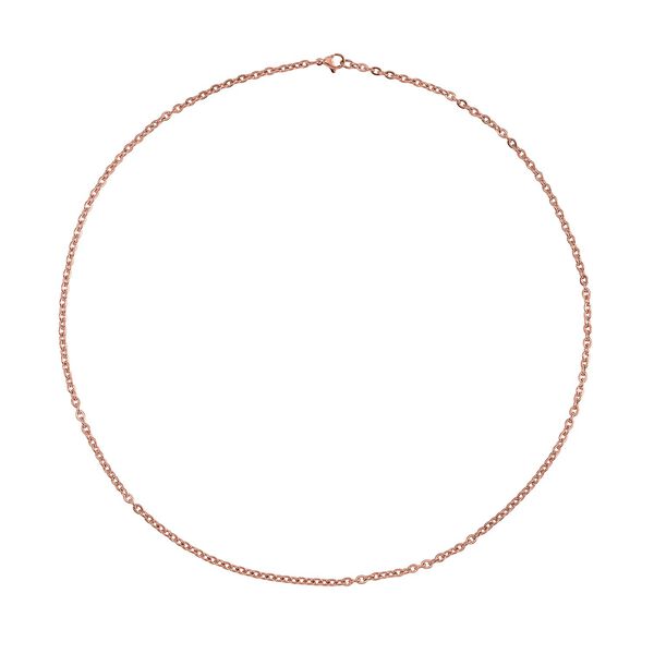 3er-Set - Kugelkette 40 cm, Gliederkette 45 cm und Ankerkette 55 cm, Roségoldton image number 8