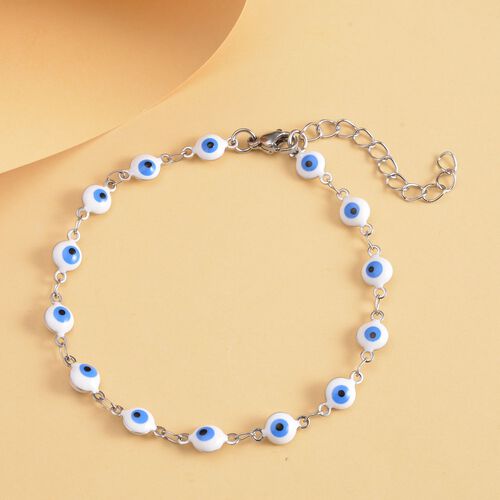 Böses Auge Nazar Armband, emailliert, 19 cm image number 1