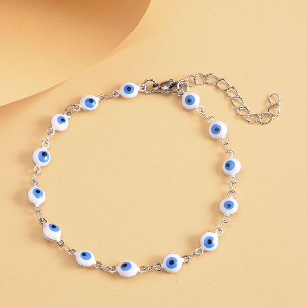 Böses Auge Nazar Armband, emailliert, 19 cm image number 1