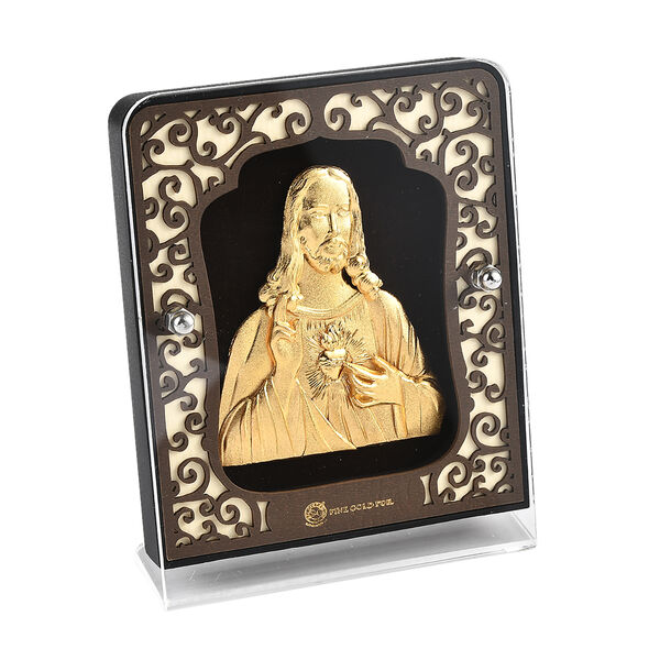 EXKLUSIVES ANGEBOT - 999er Gold-Dekor mit Jesus-Motiv image number 0
