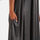 Knielanges Sommerkleid mit Seitentaschen, Polyester, Einheitsgröße Schwarz image number 4
