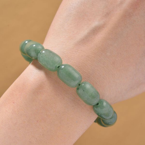 Grünes Aventurin Armband, flexibel, ca. 150.00 ct image number 2