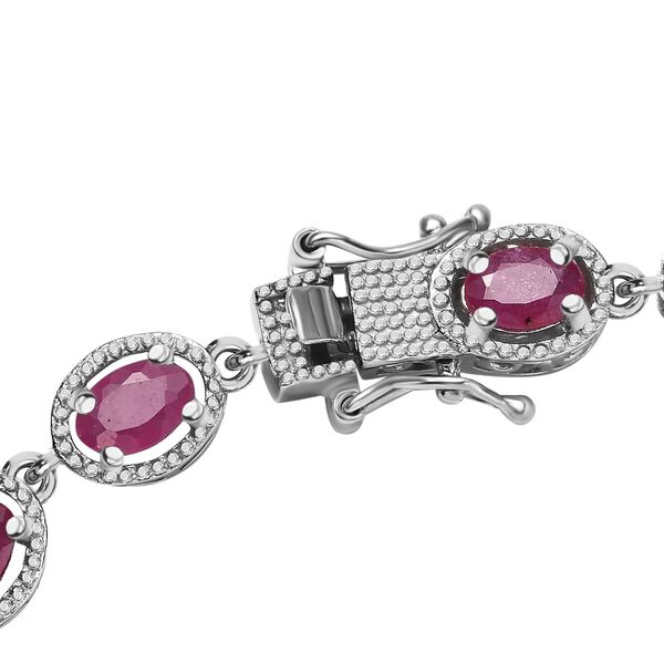 Afrikanisches Rubin-Armband, 18 cm - 10,82 ct. image number 4