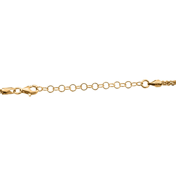 Mehrlagige Ankerkette, 925 Silber vergoldet image number 4