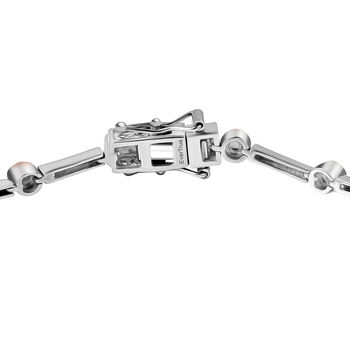 EverTrue 19cm Armband mit Diamantakzenten in Silberton