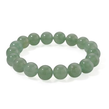 Gr&uuml;ner Aventurin Armband Flexibel, ca. 215.00 ct