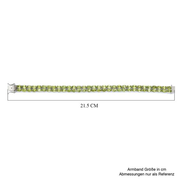Nat&uuml;rliches Peridot-Armband in Silber, 29,88 ct. image number 5