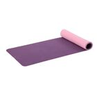 TPE rutschfeste Yogamatte, Rosa-Lila image number 0