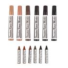 12-tlg Möbelreparatur-Set, 6 Farbstifte, 6 Wachsstifte mit passenden Farbtönen für Möbelrestaurierung, 2x2x13cm