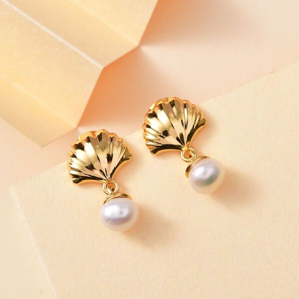 S&uuml;&szlig;wasser Perle-Ohrringe image number 1