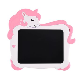 10-Zoll-LCD-Schreibtafel, rosa Einhorn