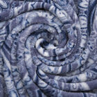 1-lagige Flanell bedruckte Decke, Paisley-Muster, Größe 150x200 cm, Blau image number 3