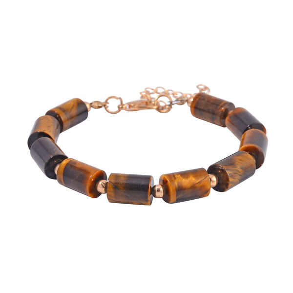 Gelbes Tigerauge Schmuckset  Legierung Standard gelb vergoldet ca. 91,40 ct. image number 2