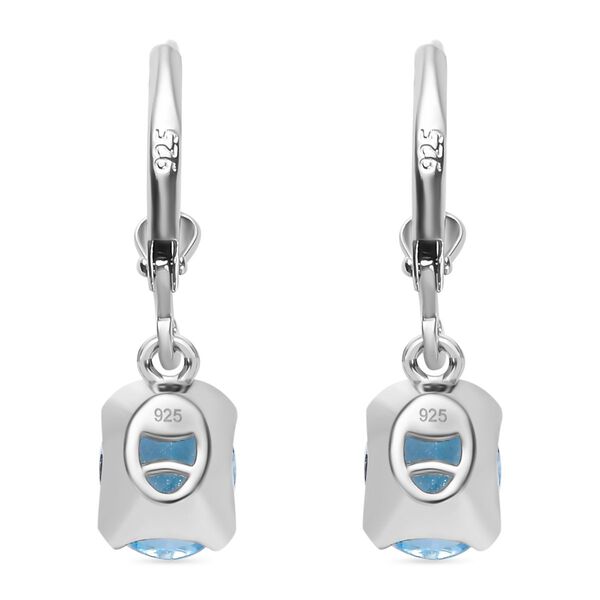Himmelblaue Topas Ohrringe - 4,27 ct. image number 5