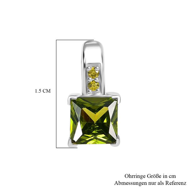LUSTRO STELLA Peridot Zirkonia Ohrringe image number 6
