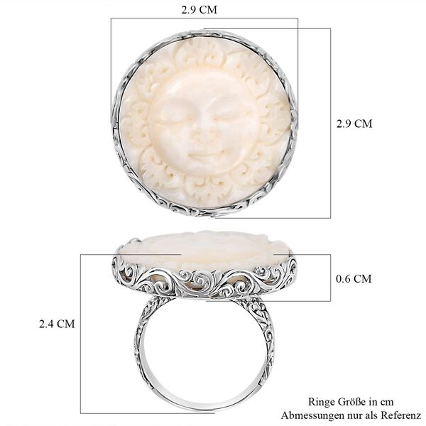 Royal Bali Kollektion - Ox-Bone Ring image number 4