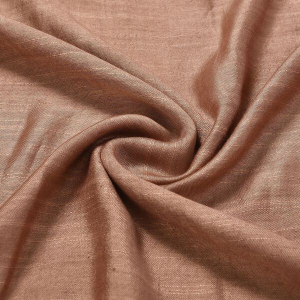 Schal aus Seide und Leinen, 70x200 cm, Beige image number 6