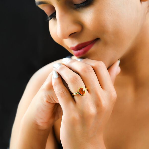 Crimson Feueropal Ring - 1,28 ct. image number 3