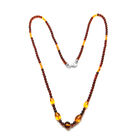 Nat&uuml;rliche Baltische Bernstein Halskette, ca. 56 cm 925 Silber