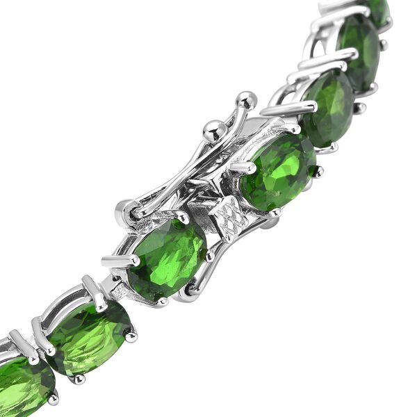 Nat&uuml;rliches Chromdiopsid-Armband, 19 cm - 14,68 ct. image number 4