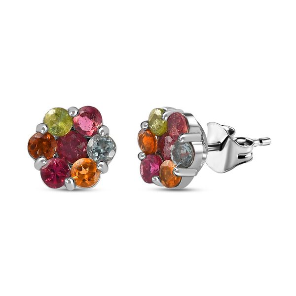 AA Multi-Turmalin-Ohrringe - 1,84 ct. image number 0