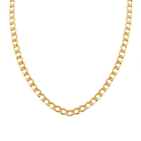 Panzer-Halskette in 375 Gold, 7,93g image number 4