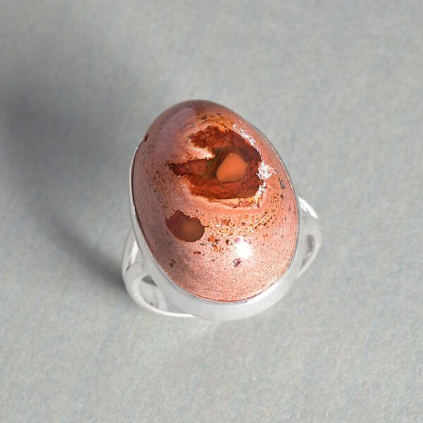 Mutter-des-Feueropals Ring, 925 Silber  ca. 22,80 ct image number 2