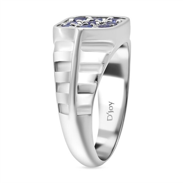 D'Joy AA Ceylon-Saphir Ring 925 Silber rhodiniert (Gr&ouml;&szlig;e 17.00) ca. 0,81 ct image number 4