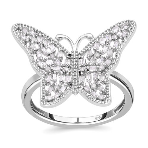 Diamant-Ring mit Schmetterling-Design - 0,33 ct. image number 0