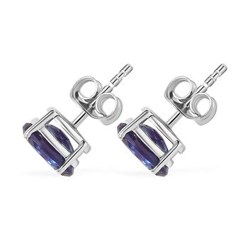 AAA Lab Created Alexandrit Ohrringe, 417 Gold ca. 2.88 ct