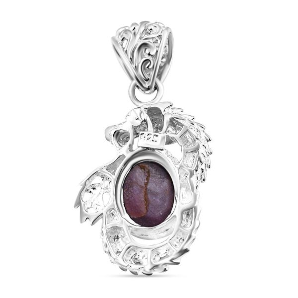 AA Sternrubin Anhänger 925 Silber ca. 6,34 ct. image number 4