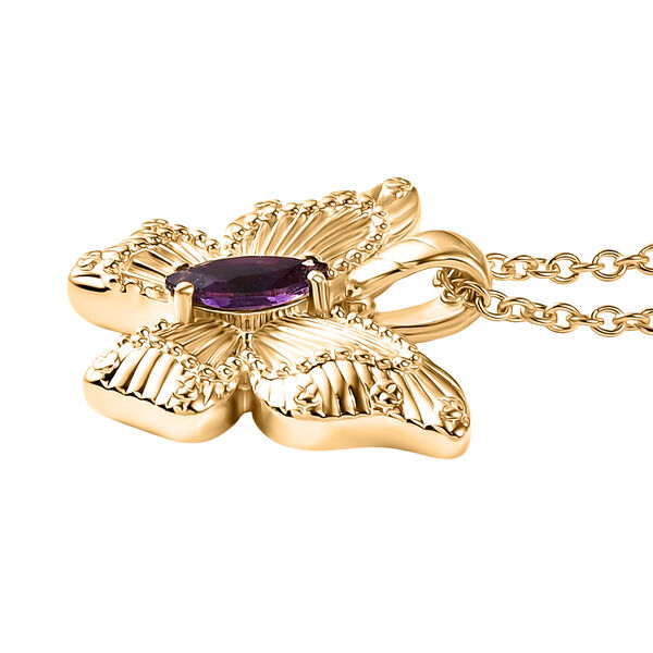 EVER TRUE Afrikanischer Amethyst Schmuckset ca. 50 cm ca. 0.49 ct image number 3