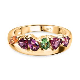 Multi-Garnet-Ring - 1,43 ct.