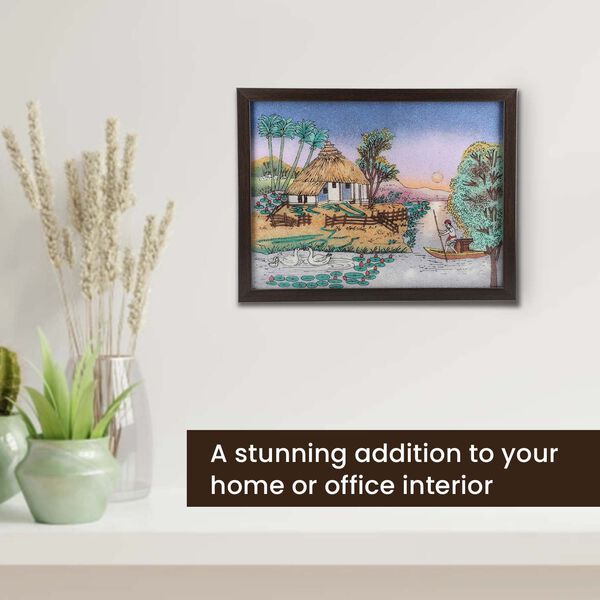 Handgefertigte Edelstein Malerei, Natur image number 5