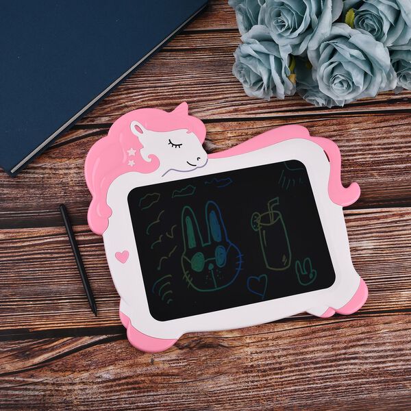 10-Zoll-LCD-Schreibtafel, rosa Einhorn image number 2