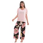 LA MAREY - Pyjama-Set, L/XL, rosa image number 0