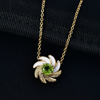 EVER TRUE Peridot Schmuckset ca. 50 cm ca. 0.91 ct