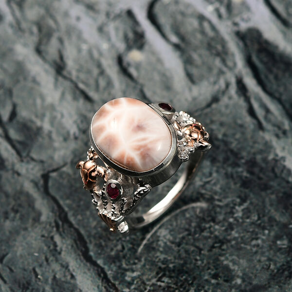 D’Joy AA Natrolith und Rhodolith Granat Schmuckset image number 2